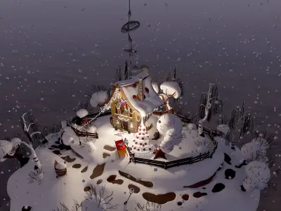 Merry Christmas 3D model