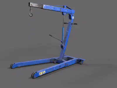 Crane engine 3D model