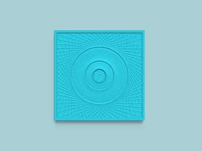 Wall Panel A19 Ornament - Interior Design Decoration 3D print model