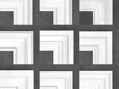 99 Architectural Mouldings Plaster 1 3D model