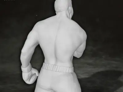 Muhammed Ali box boxer king legend sport Custom 3D print model 3D print model