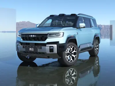 2026 BYD Denza B8 Formula Leopard8 3D model