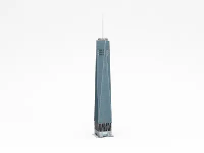 World Trade Center One in New York 3D model