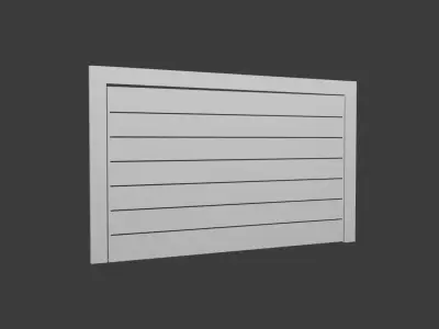 Gate for exterior design Free 3D model