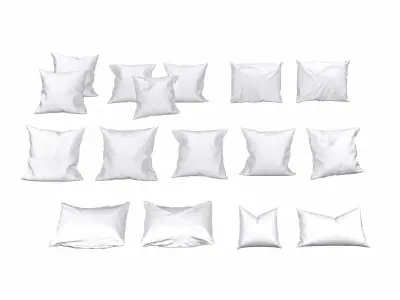 Solid Pillow SET 2 3D model