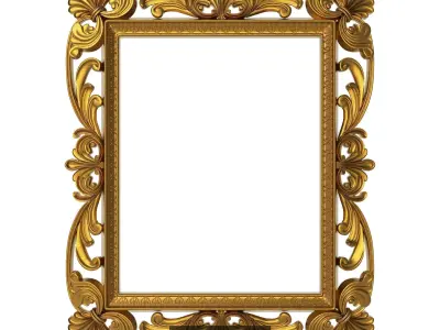 5 carved frames set 3D Model Pack order