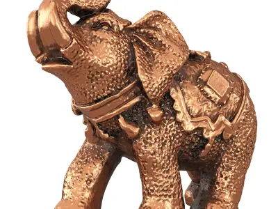 Elephant figurine 3D model buy