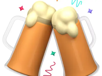 New Year Chirstmas Celebration 3D Models Sets Party Decoration 3D model