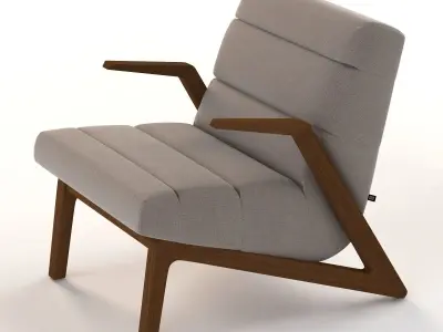 580 Rolf Benz Armchair 3D model