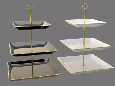 Square Plate Stand Collection