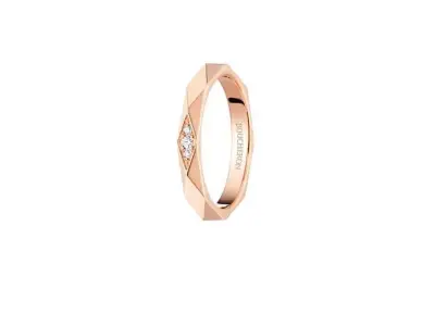 BOUCHERON - FACETED RING - WITH DIAMOND FACE 3D print model