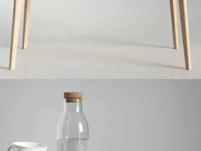 LISABO dinner table 3D model