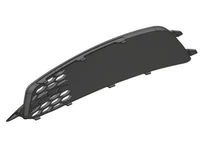 Audi A6 C7 S-Line 2012 Honeycomb Front Bumper Grill Insert 3D print model