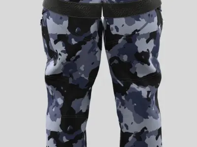 3D pants Leon Kennedy 3D model