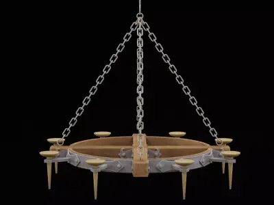 Decorative Chandelier 3D model