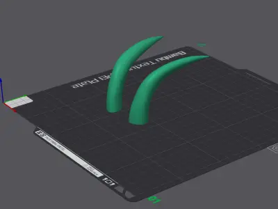 Fantasia Qairavata Elephant for the wall 3d model 3D print model