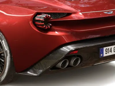 Aston Martin Vanquish Zagato 3D model