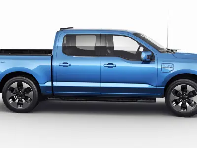 Electric Pick-up F-150 2022 Lightning 3D model