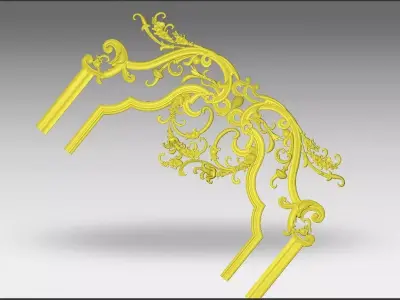 DOOR TOP DESIGN 3D model