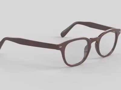 Paloma Eyewear Glasses Low-poly 3D model