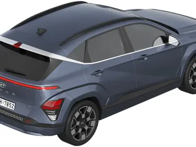 Hyundai KONA Electric 2024 3D model