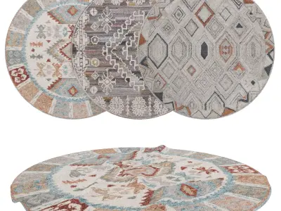 Rugs No 1002 Low-poly 3D model