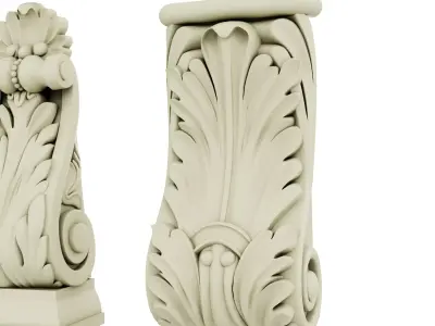 Gypsham mold Low-poly 3D model