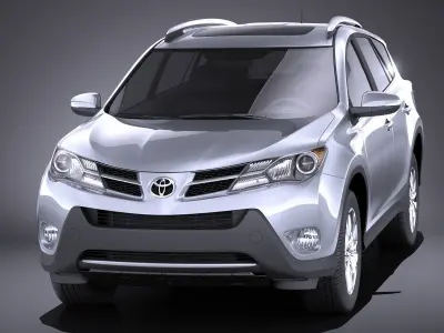 Toyota RAV4 2015 VRAY 3D model