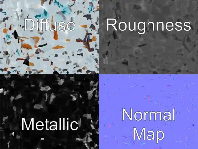 Underwater Glass-Hull Superyacht 3D model pack Low-poly 3D model