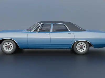 Dodge Polara Sedan 1969 3D print model
