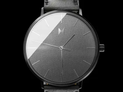 Watch MVMT Legacy Slim Panther Black 3D model