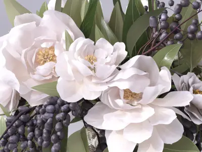 Classy Flower Vase-Flowers Vase 3D model