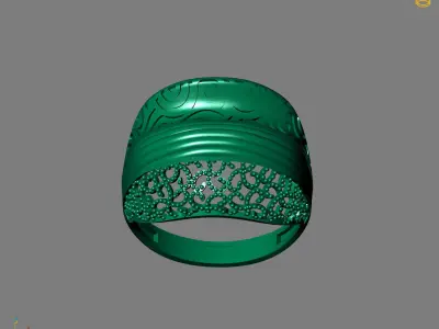 Women Plain Ring Ready STL Models Womens Ring 3d models 3D print model 40