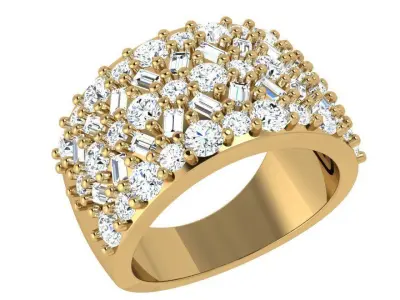 Diamond Band 4114 3D print model