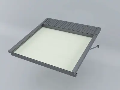 Aluminum Pergola System - Angle Strut 3D model