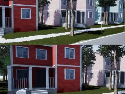 Residential House Pack  3D model