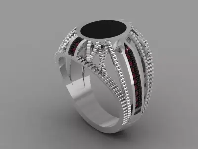 NEO MAN RING MODEL22 3D print model