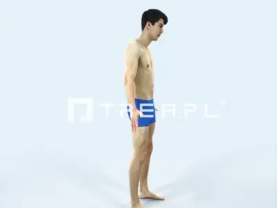 Prime K Beach Animated Rigged Sports Man Low-poly 3D model