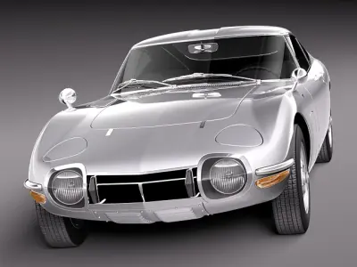 Toyota GT2000 1967-1970 3D model