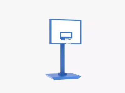 Basketball Hoop Low-poly 3D model
