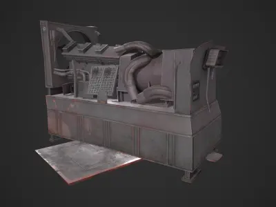 Broken Generator 3D model