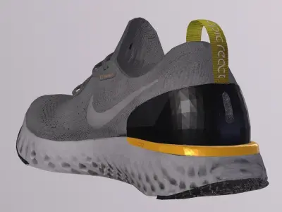 NIKE REACT FLYKNIT SHOES PBR Low-poly 3D model