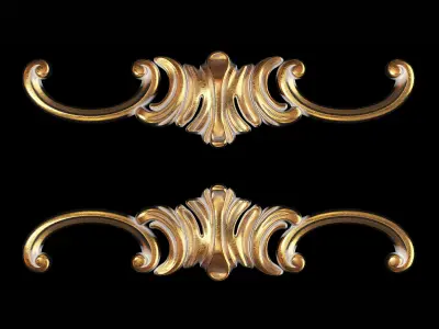 Classic carved 086 3D model