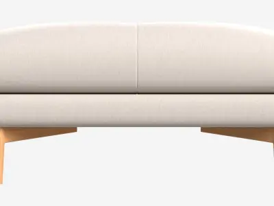 Footstool Ercol Aosta 3D model