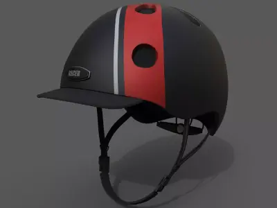 Helmet sport Generic camp human Hat 3d model low poly  Low-poly 3D model