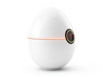 Futuristic Remote-Controlled Vibro Egg model pack Low-poly 3D model