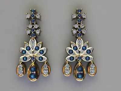 FASION EARING 3D model 2