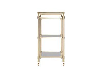 Two-Teir bar cart 3D model