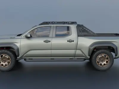 Toyota Tacoma Trailhunter 2024 3D print model
