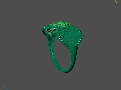 Women Plain Ring Ready STL 3DM Models Womens Rings 3D models 3D print model